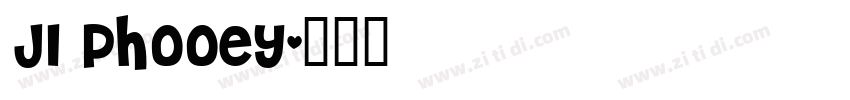 JI Phooey字体转换